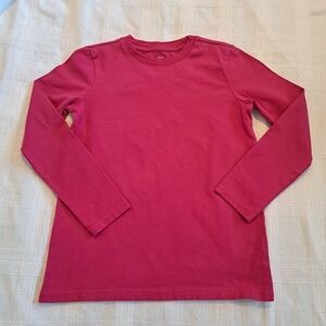 Primary girls size 8-9 pink long sleeve shirt